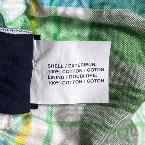 GAP Plaid Retro Dress Strapless Cotton Summer - Picture 6 of 13